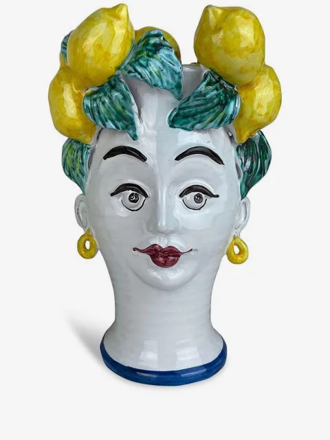 Les-Ottomans Lemon ceramic vase (30cm)