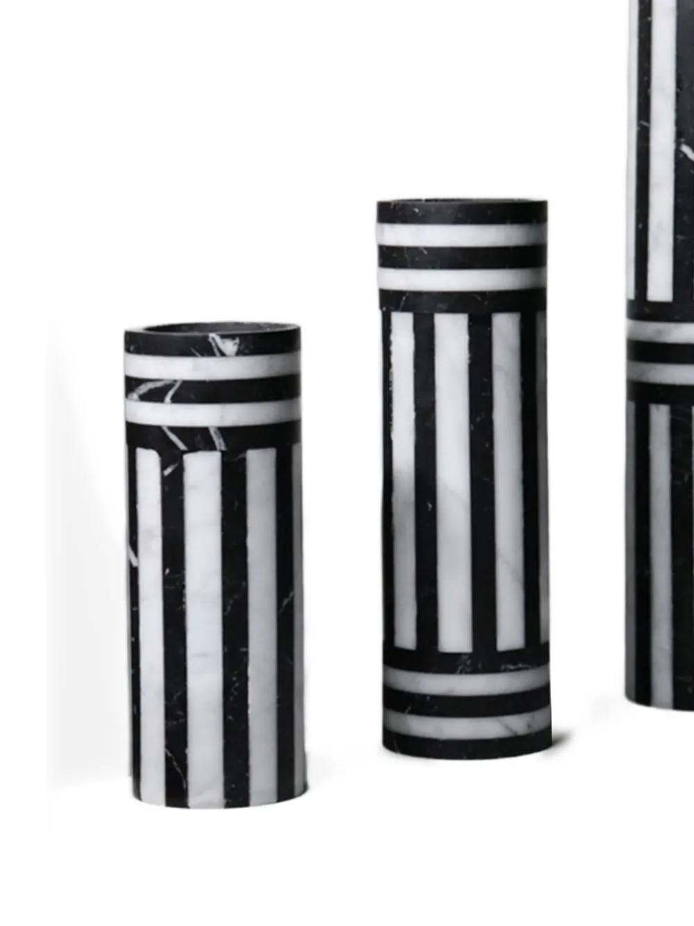  Editions Milano Bloom High Vase - Black 