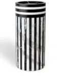 Editions Milano Bloom 1 marble vase (15cm) - Black