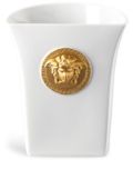 Versace Medusa Madness small vase - White