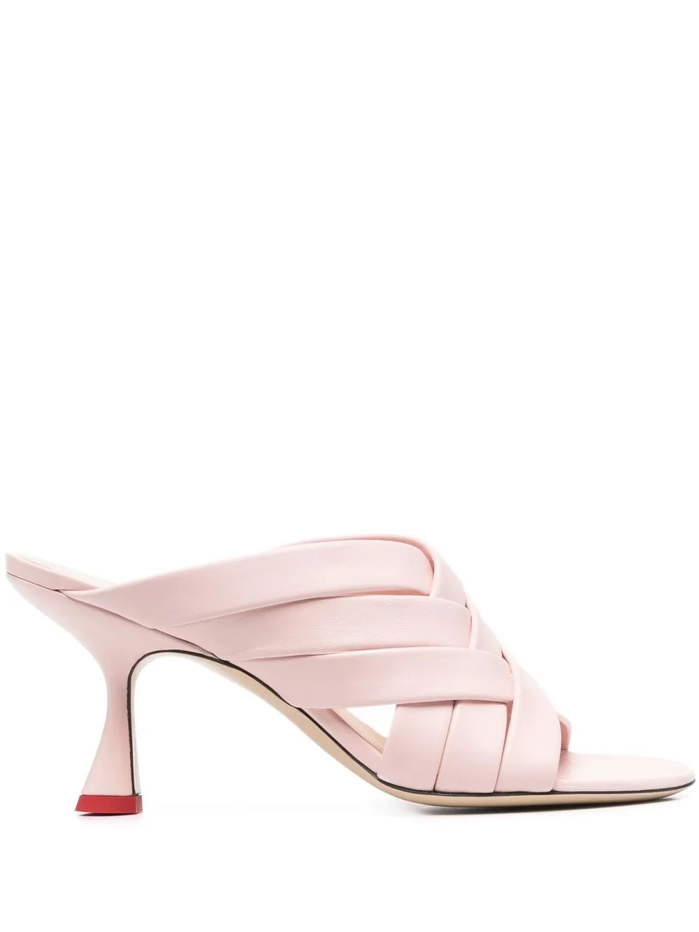 

Wandler mules con tiras cruzadas - Rosado