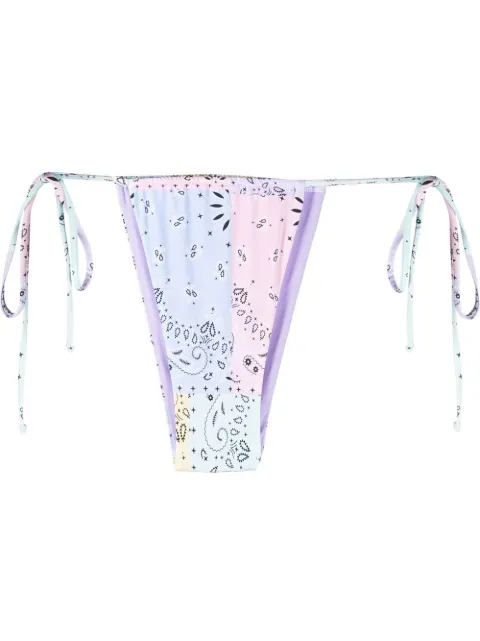 MC2 Saint Barth bikini bottom Colin con estampado de bandana