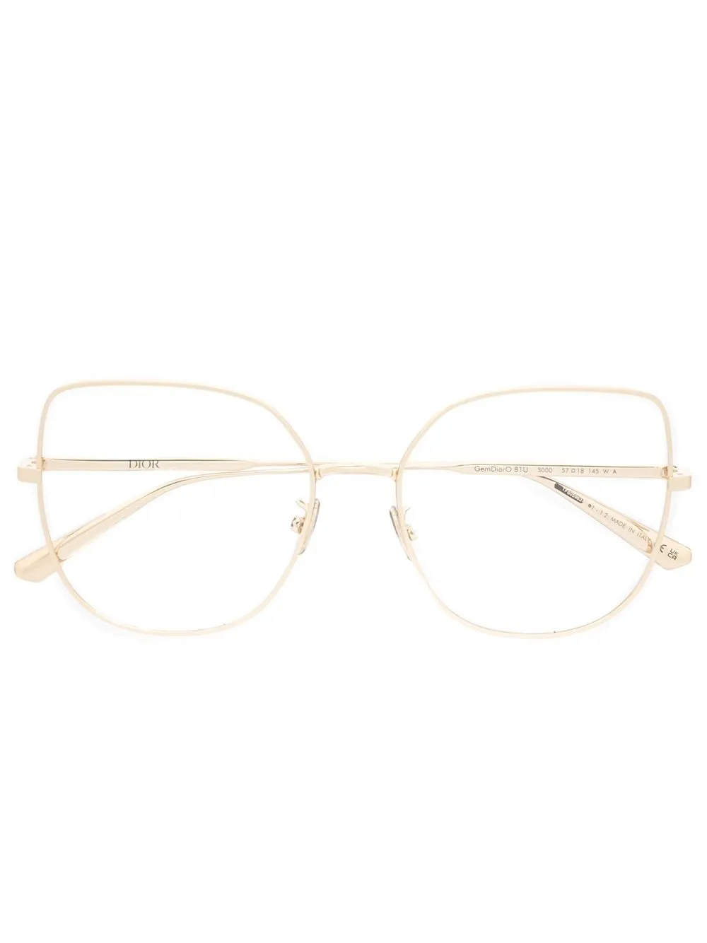 

Dior Eyewear square-frame optical glasses - Gold