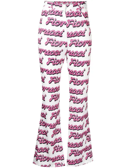 Pantalon évasé à taille haute - Fiorucci - Modalova