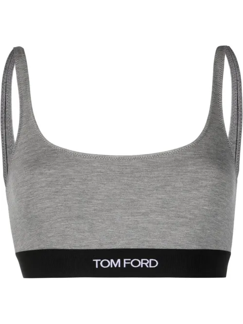 Soutien-gorge à bande logo - TOM FORD - Modalova