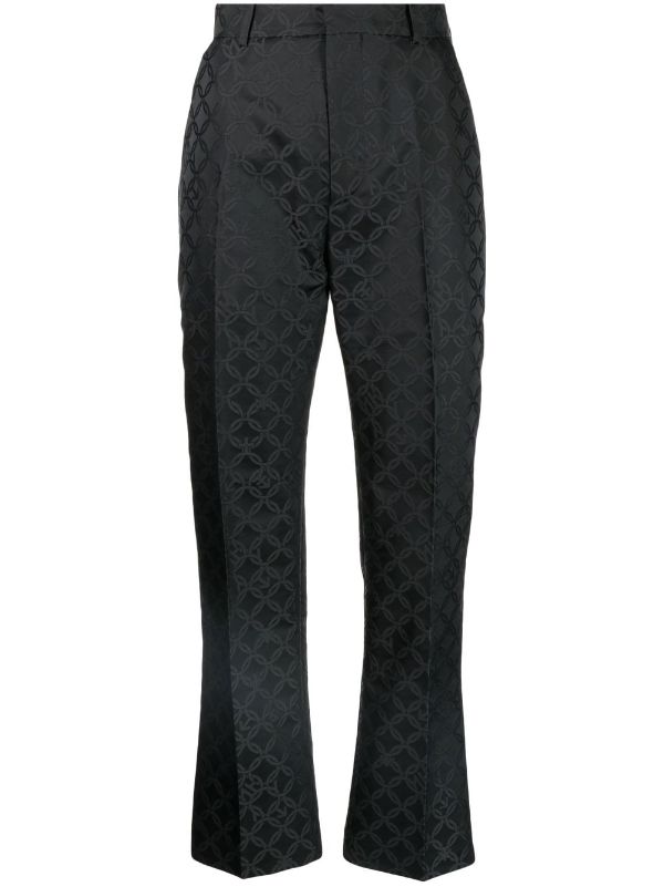 Charles Jeffrey Loverboy jacquard-pattern straight-leg Trousers