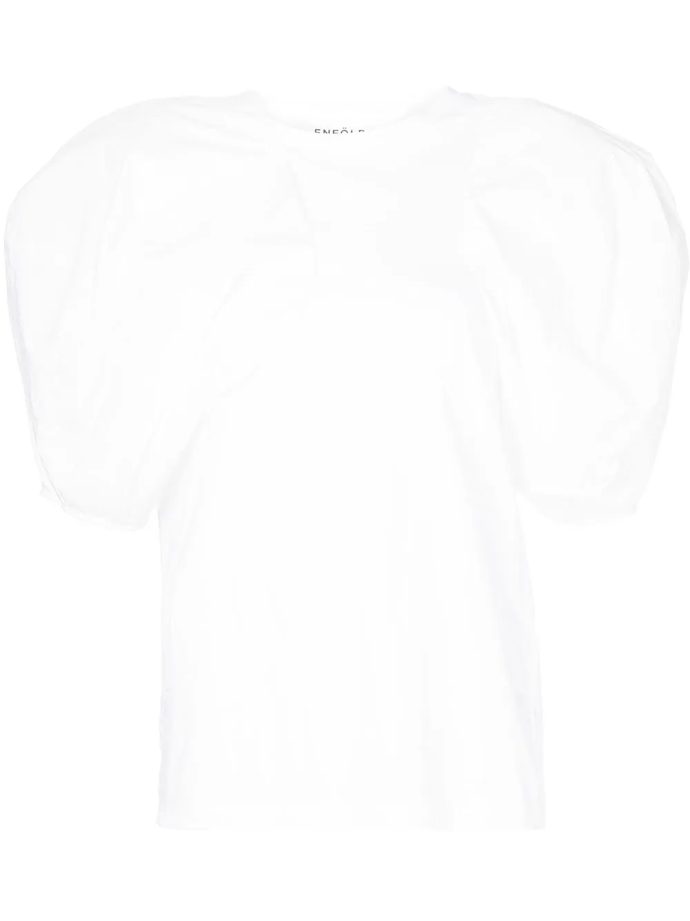 

Enföld playera con mangas farol - Blanco