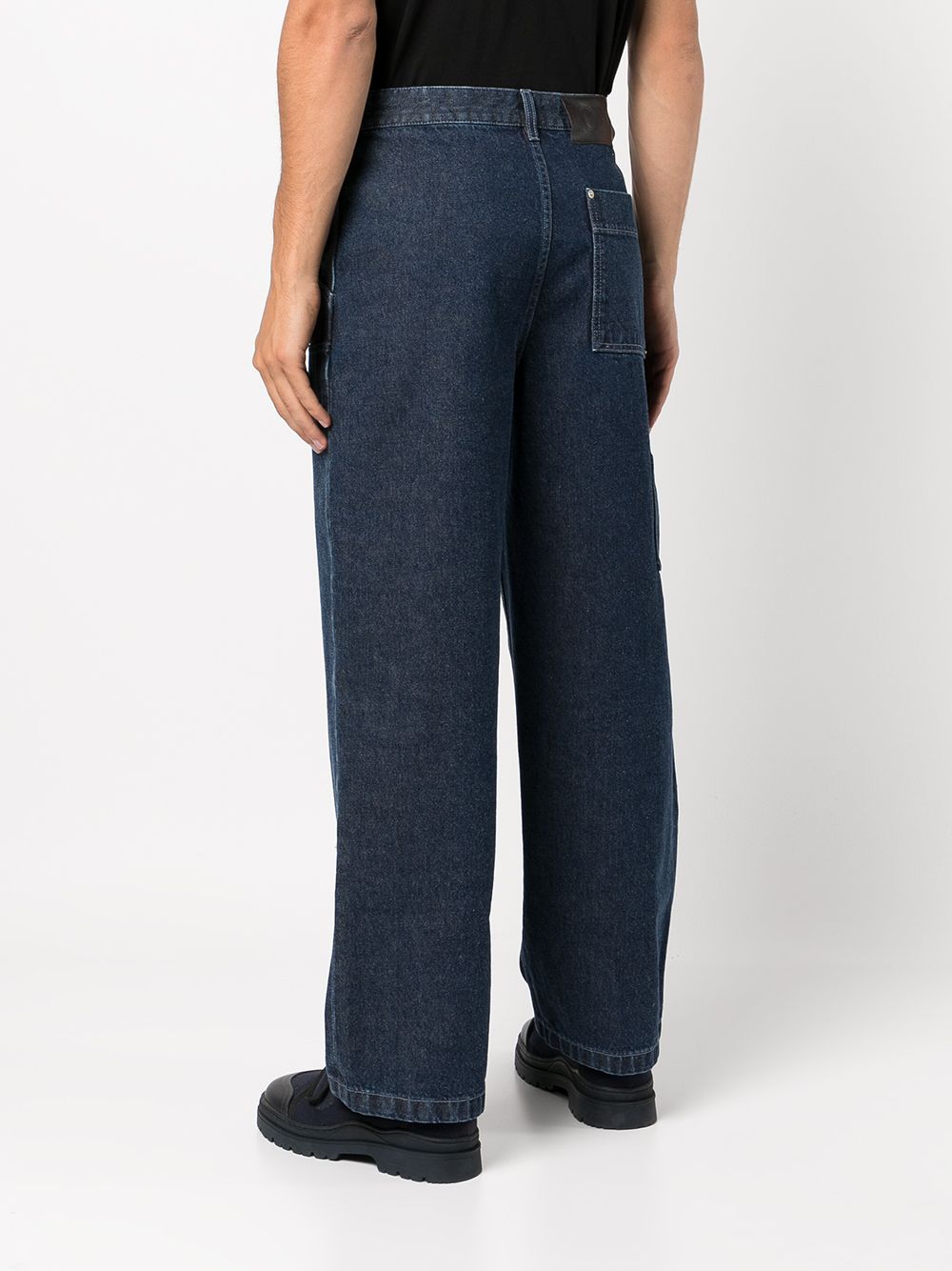 LOEWE straight-leg Cotton Trousers - Farfetch