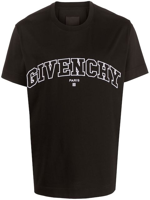 Givenchy College logo-embroidered T-shirt