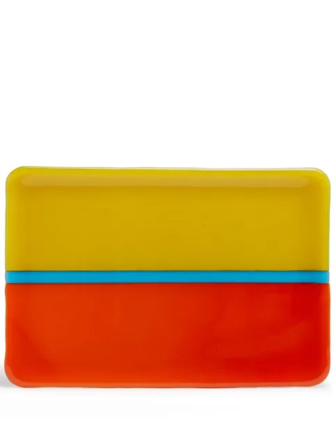 Les-Ottomans Murano colour-block tray