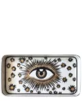 Les-Ottomans eye-motif tray - White