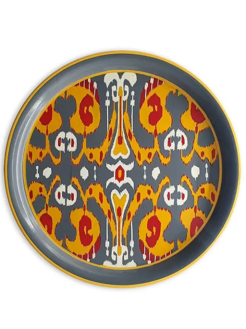 Les-Ottomans abstract-print hand-painted tray