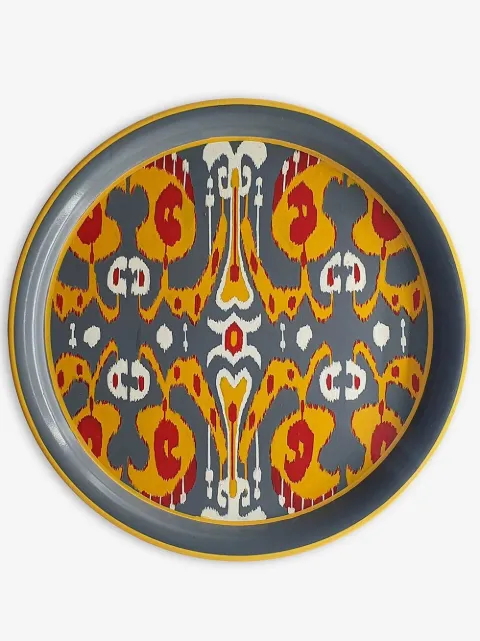 Les-Ottomans bandeja con estampado abstracto