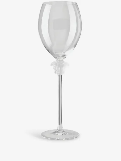 Versace set de  dos copa de vino blanco Medusa Lumiere