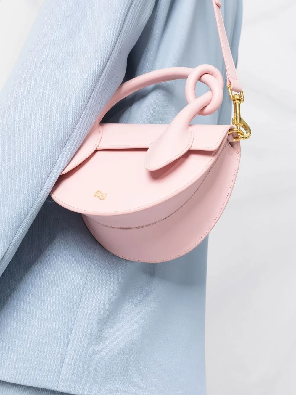 Yuzefi Pretzel Leather Tote Bag Farfetch