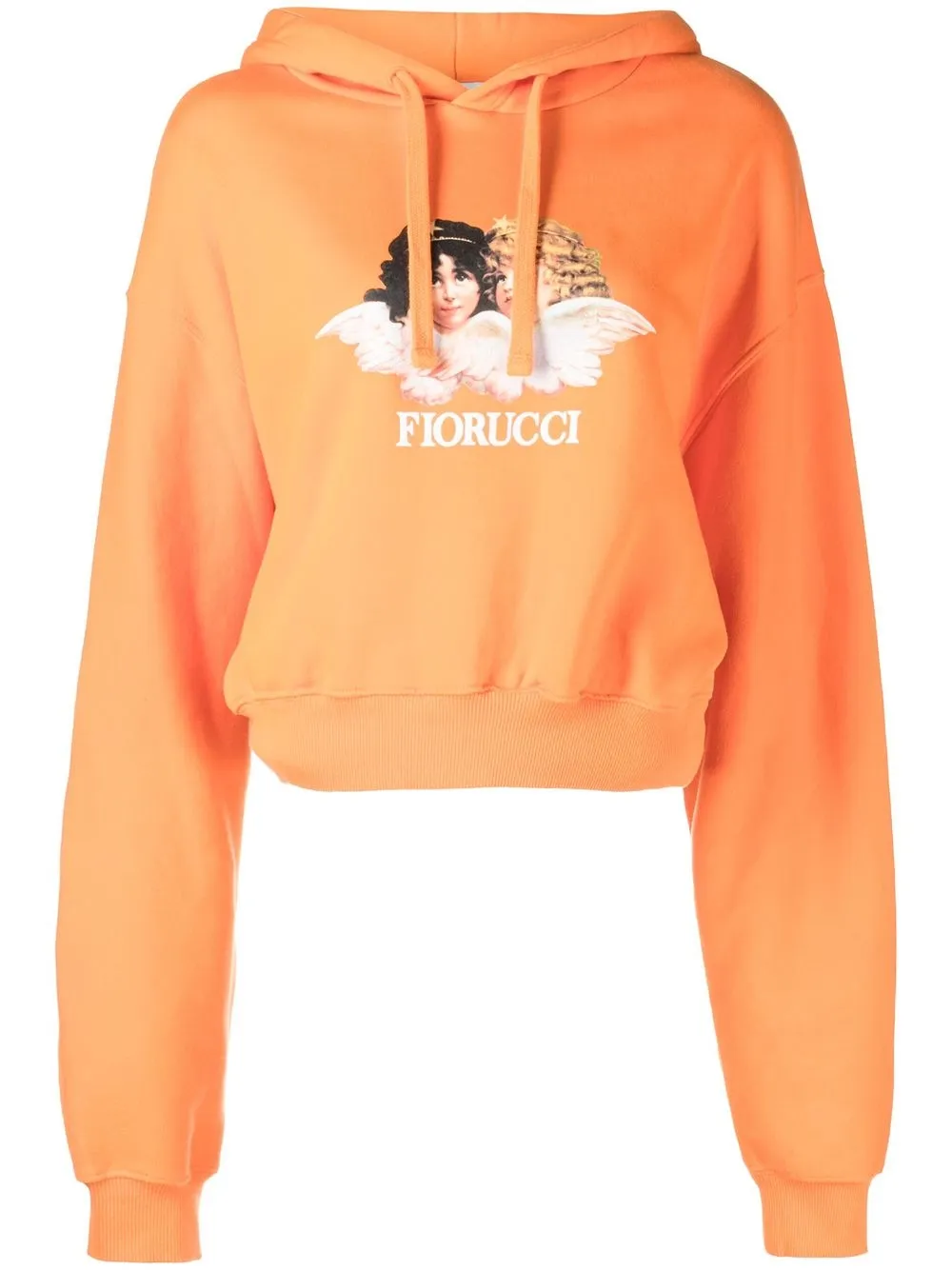 

Fiorucci hoodie con logo estampado - Naranja