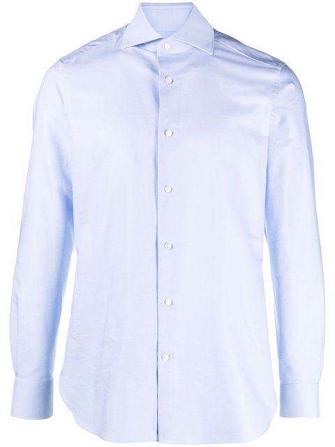 Zegna Hemd mit Eton-Kragen