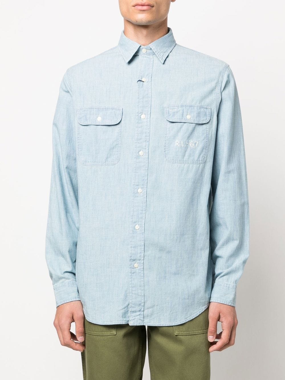 Polo Ralph Lauren Light Denim long-sleeve Shirt - Farfetch