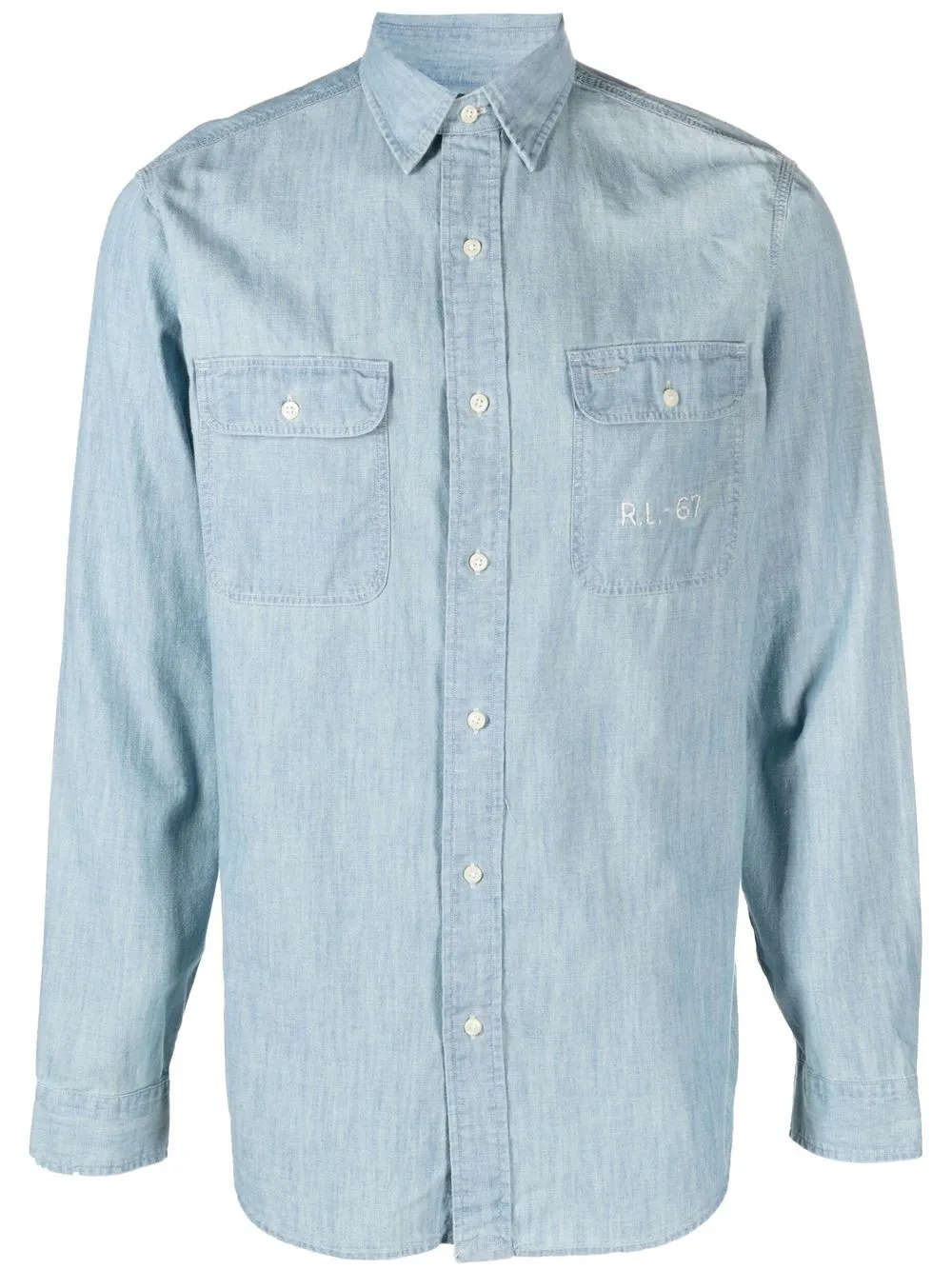 

Polo Ralph Lauren light denim long-sleeve shirt - Blue