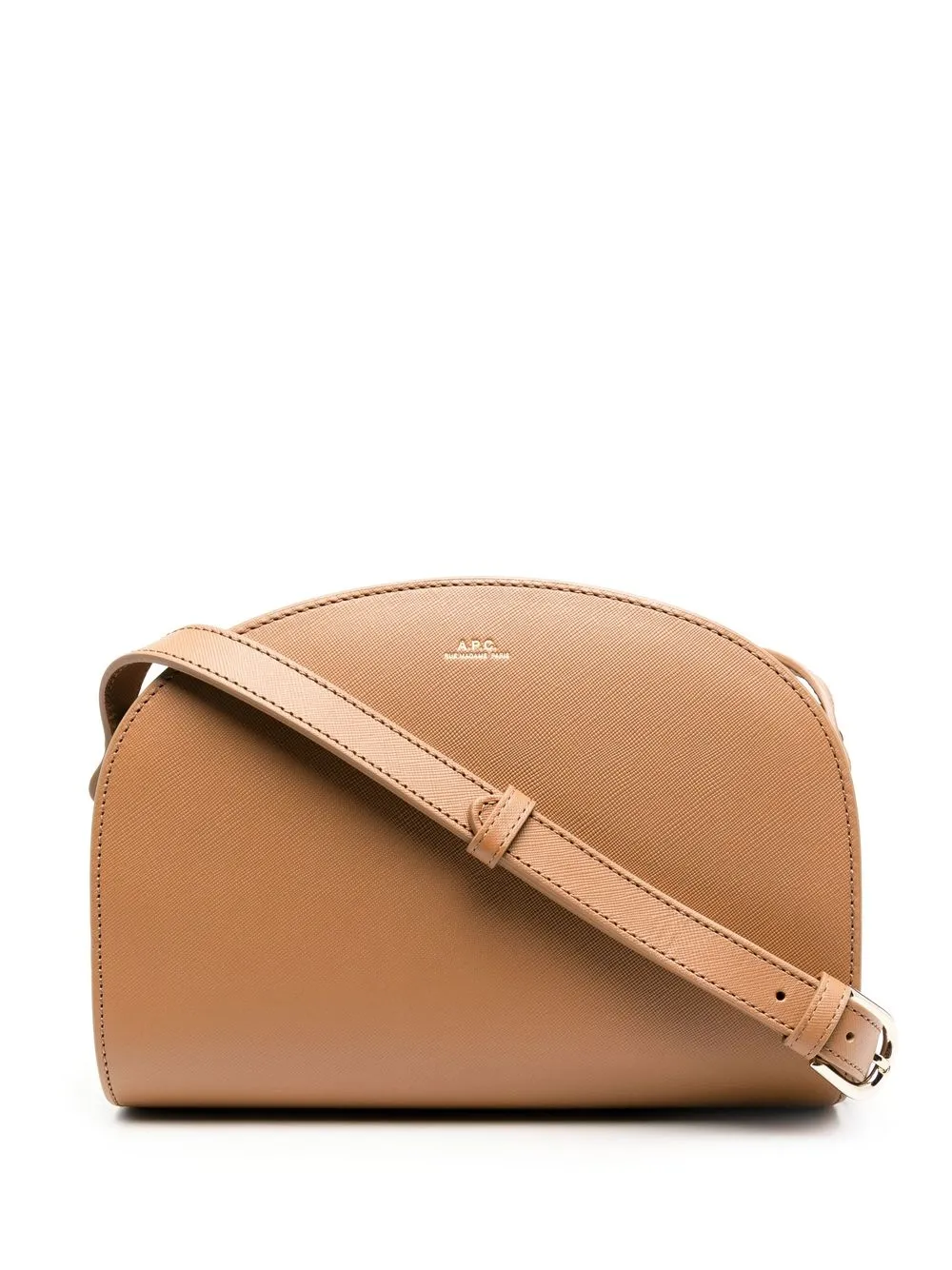 

A.P.C. bolsa de hombro con logo en relieve - Neutro