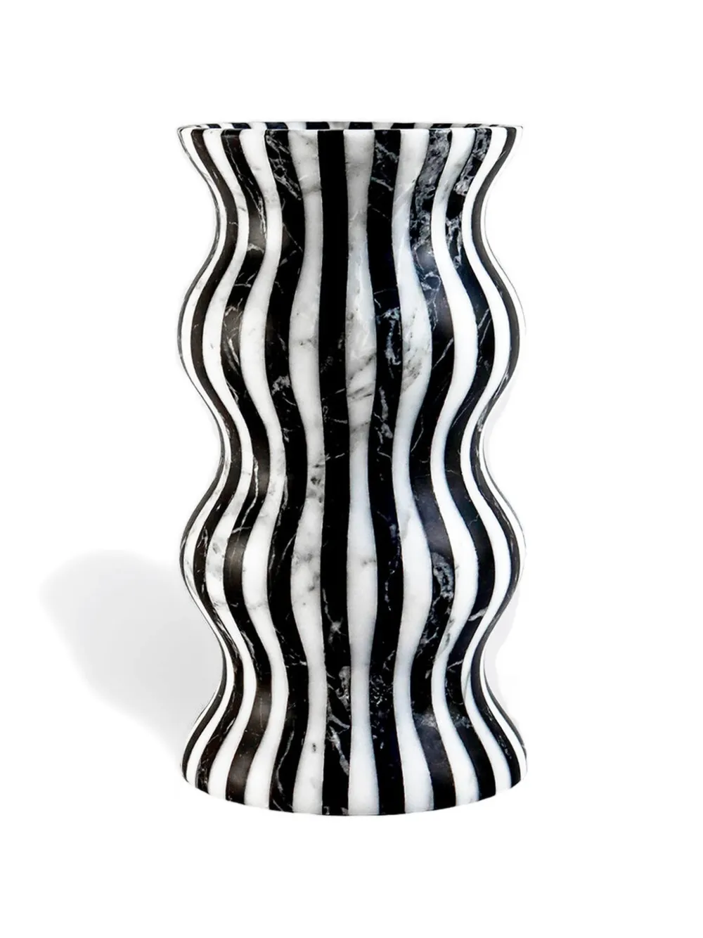 Versilla Striped Marble Vase