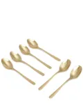 Sambonet Taste espresso spoon set (6-person setting)' - Gold