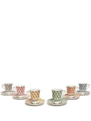 La DoubleJ Abstract Porcelain Espresso Cups (set Of two) - Farfetch