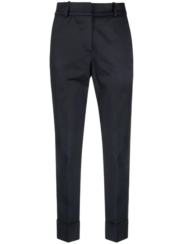 Peserico slim fit Cropped Trousers Farfetch