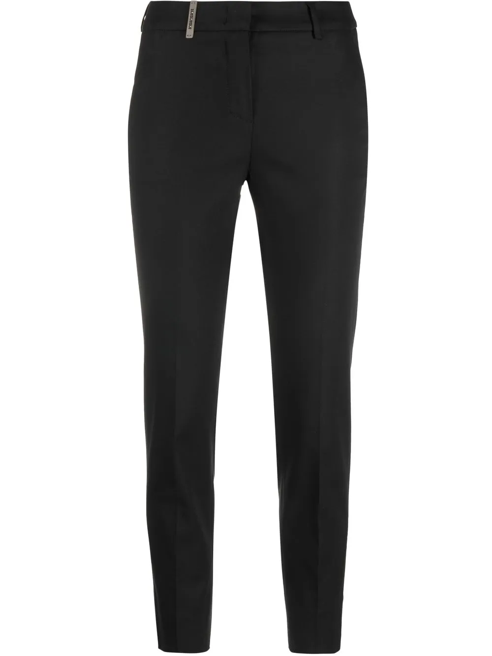 Peserico Cropped broek Zwart