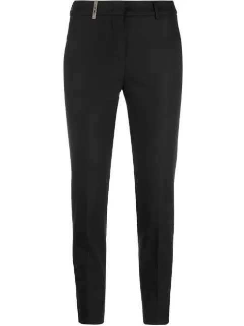 Peserico cropped bukser med smal pasform