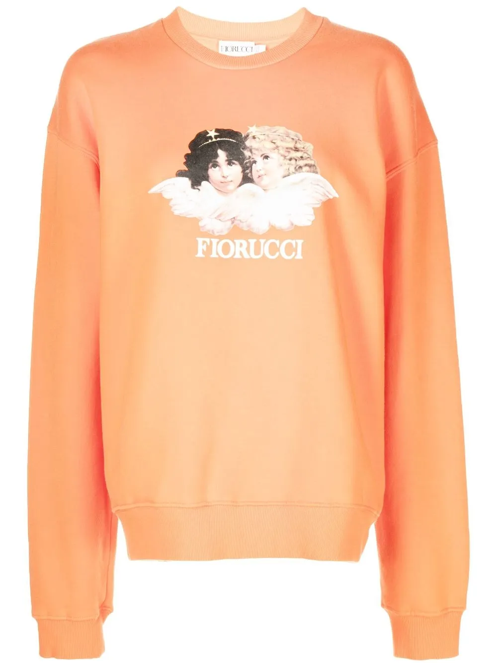 

Fiorucci sudadera con logo estampado - Naranja