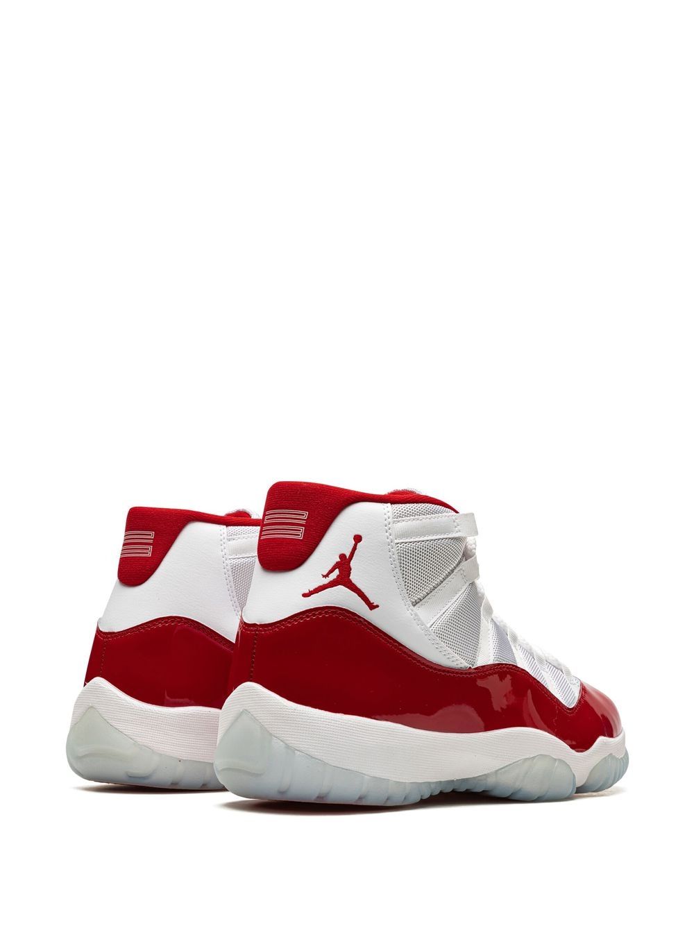 Shop Jordan Air  11 "cherry 2022" Sneakers In White