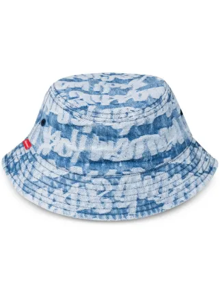 Supreme Jacquard Denim Crusher Bucket Hat - Farfetch