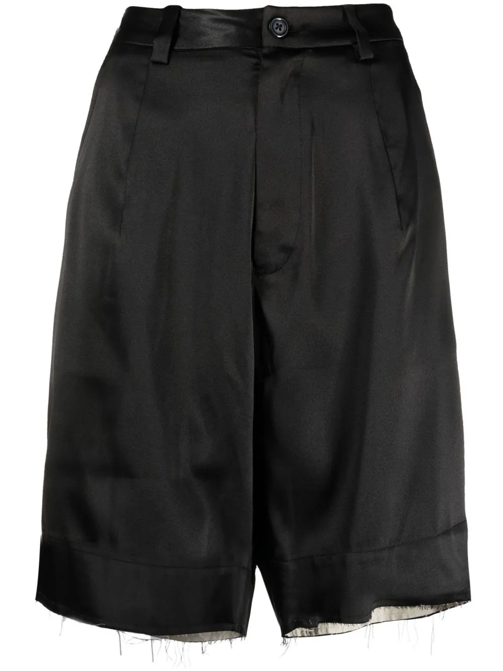 

Vaquera bermudas con pinzas - Negro