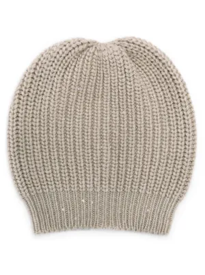 ニットキャップ・ビーニー Brunello Cucinelli Cashmere Hat With Monili Detail Brunello Cucinelli Monili Detail Cashmere Beanie | Nordstrom