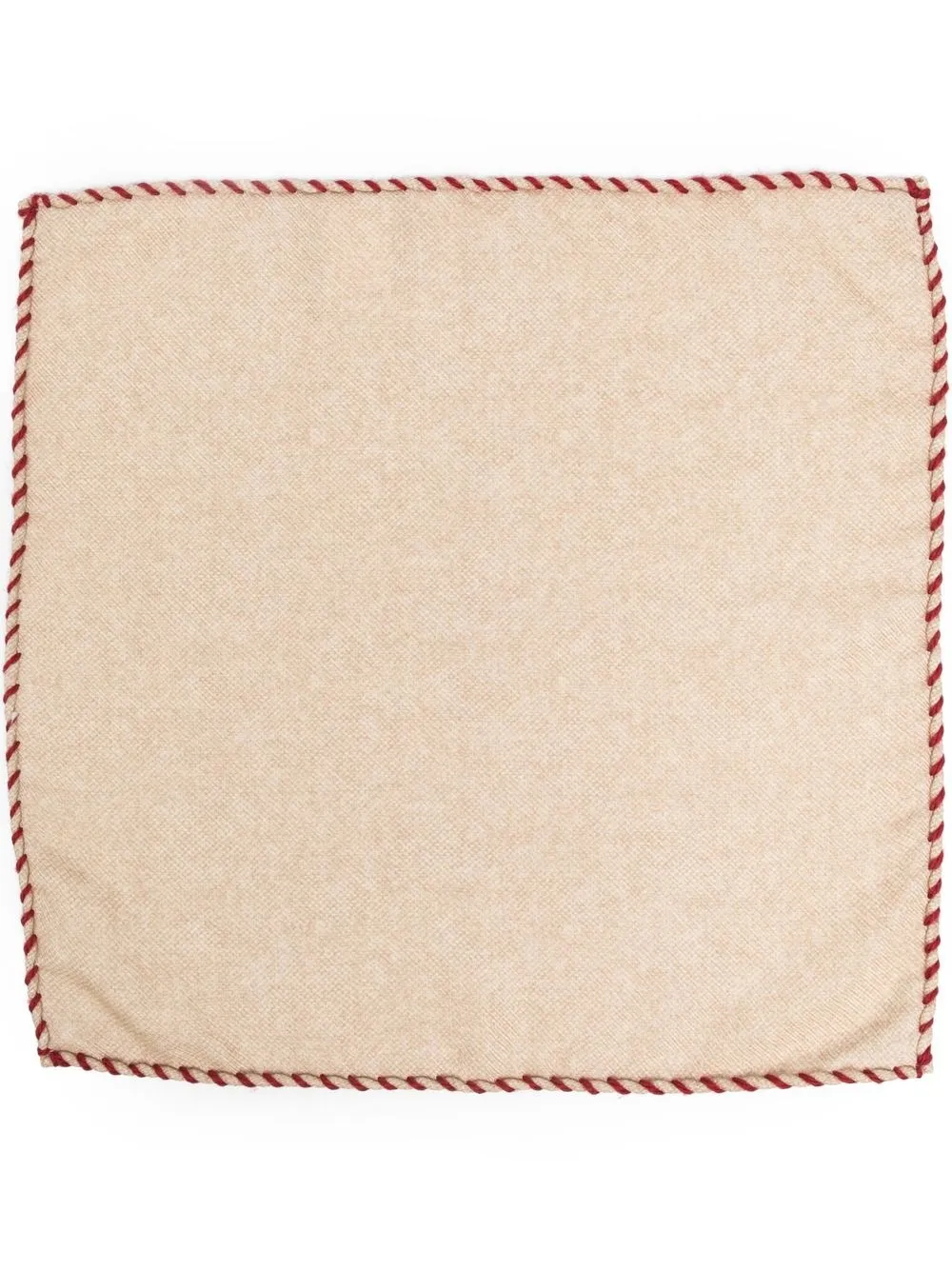 Brunello Cucinelli Zakdoek met contrasterende afwerking - Beige