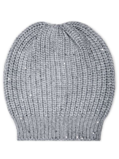 Brunello Cucinelli ribbed-knit beanie Women