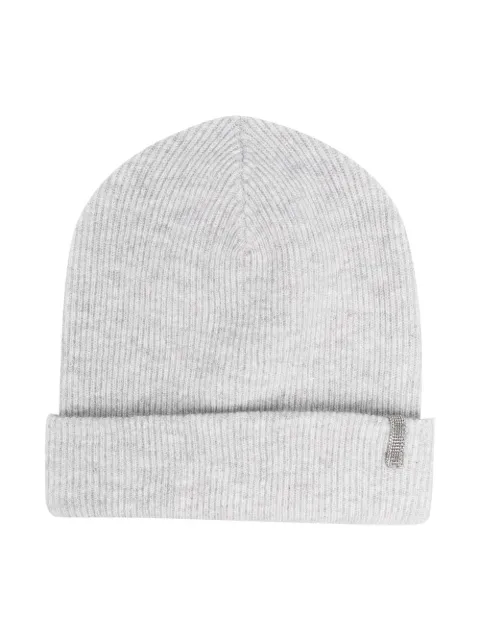 Brunello Cucinelli Kids ribbed-knit cashmere beanie