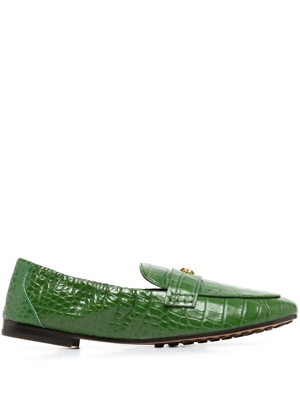 

Tory Burch embossed Ballet 20mm loafers - Green