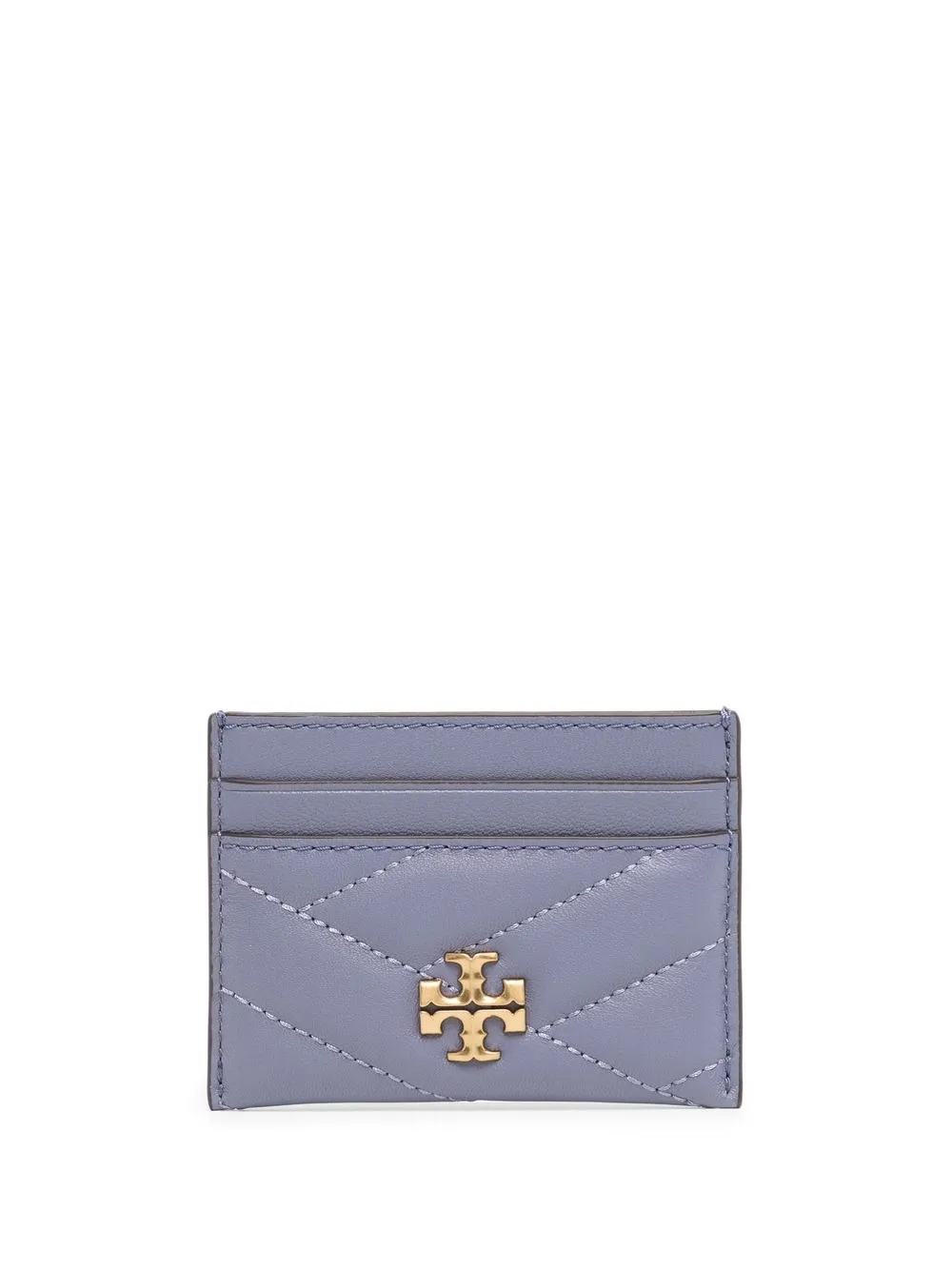 

Tory Burch tarjetero Kira con placa del logo - Morado