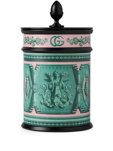 Gucci Mehen frieze-print mini basket candle