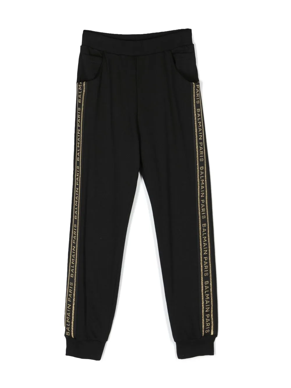 

Balmain Kids pants con logo - Negro