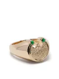 Pascale Monvoisin 9kt yellow gold Mira diamond and emerald ring
