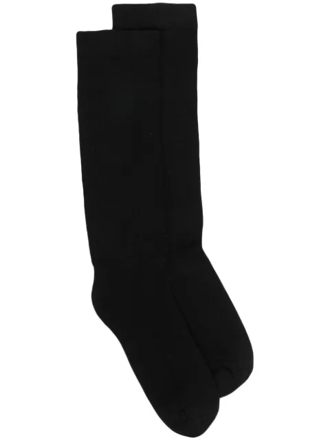 Rick Owens DRKSHDW جوارب طويلة بحياكة شعار الماركة