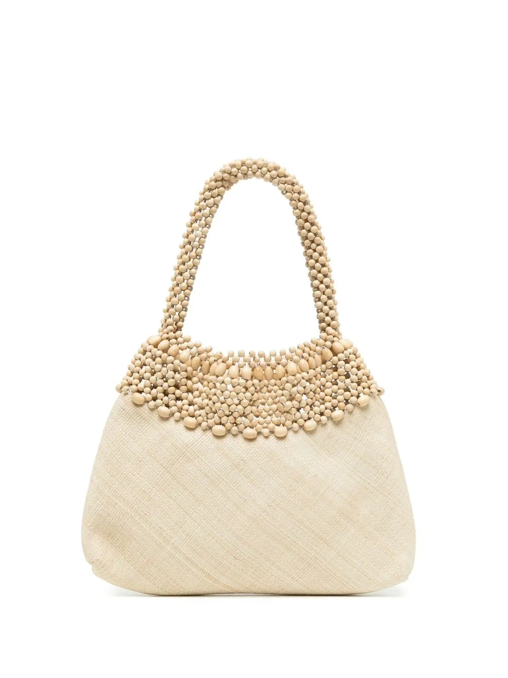 

Aranaz Arruga beaded tote - Neutrals