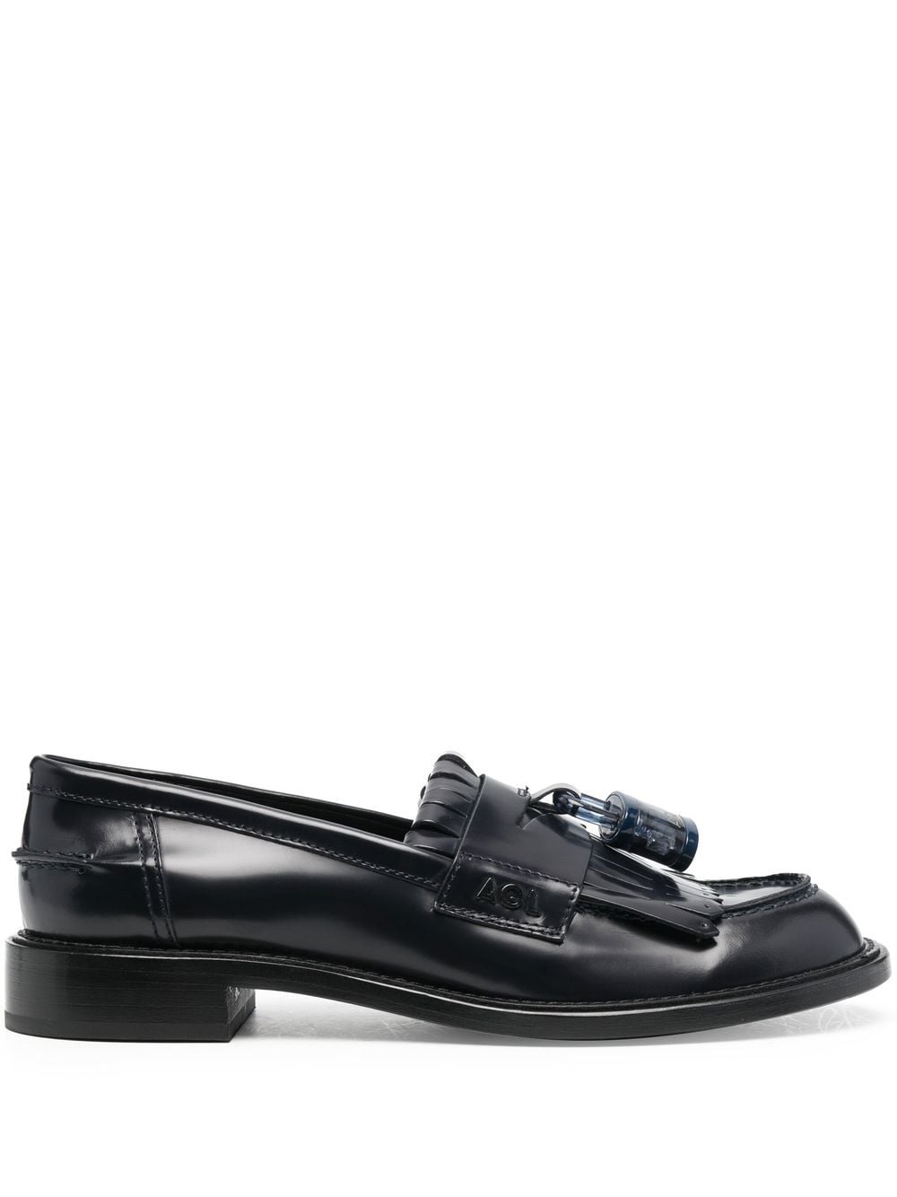 

AGL tassel-detail leather loafers - Blue