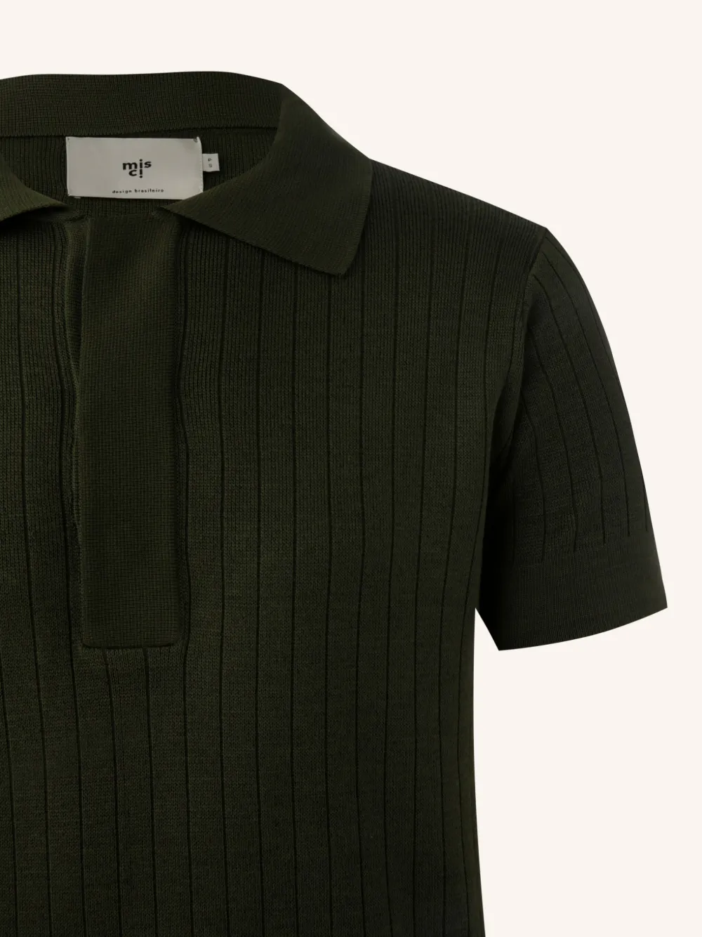 Misci Knitted Polo Shirt In Green