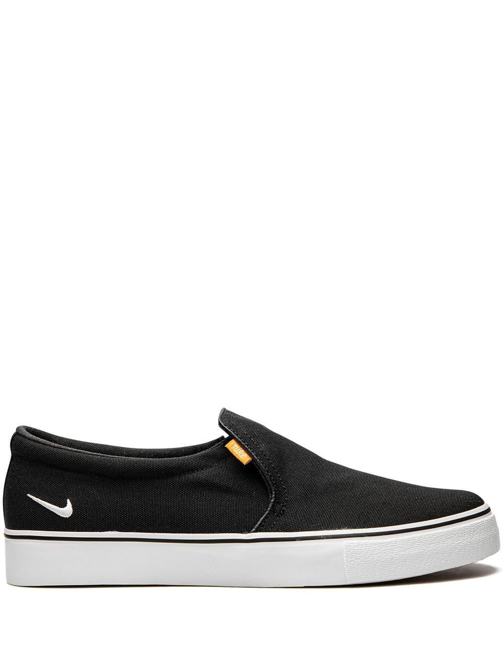 Shop Nike Court Royale Ac "black/white/gum Light Brown" Slip-on Sneakers