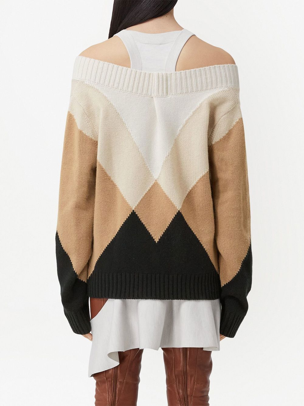 Burberry intarsia-knit pattern jumper Women