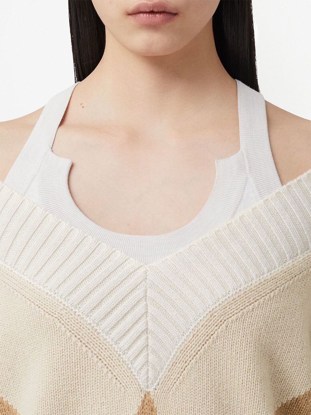 Burberry intarsia-knit pattern jumper Women